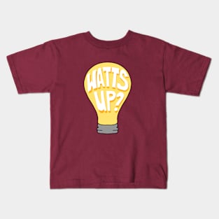 Watt's up? lightbulb Kids T-Shirt